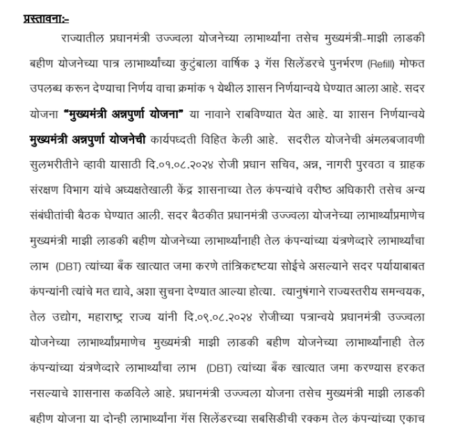 Free Gas Cylinder Annapurna Yojana