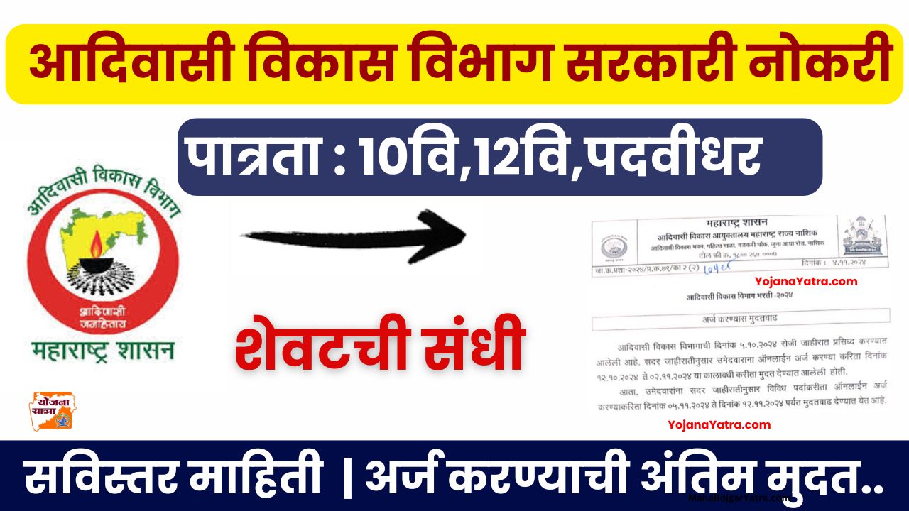 Adivasi Vibhag Bharti 2024