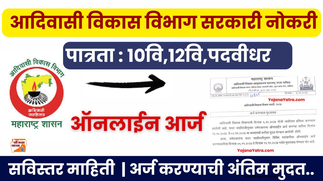 Adivasi Vikas Vibhag Bharti 2024 Apply