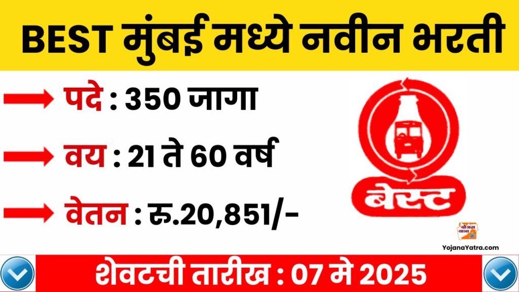BEST Mumbai Bharti 2025 new