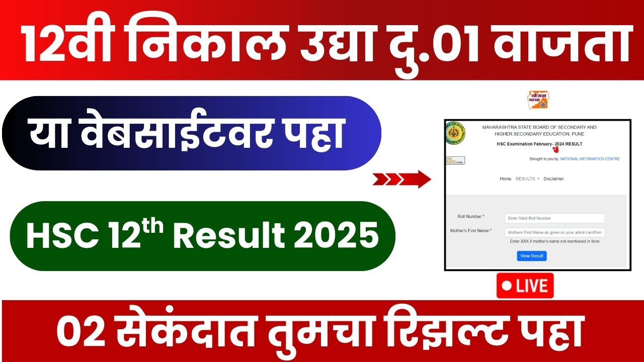 HSC Maharashtra Board 2025 Result Date.